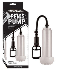 20 CM Penis Pump Büyük Realistik Vajinalı Kaliteli Güçlü Vakum Penis Pompası