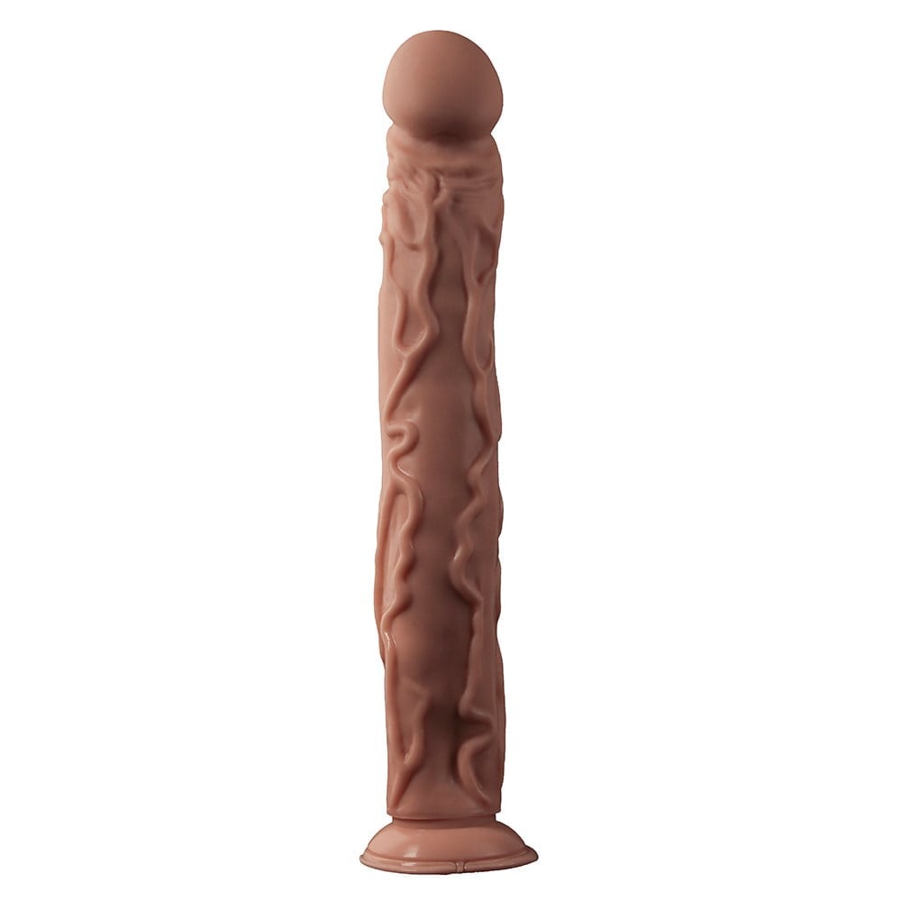 35 CM Gerçekçi Damarlı Uzun Ve Kalın Dildo Penis