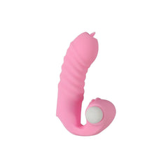 Mini Parmak Ucu Takılabilir Parmak Kılıf Vibratör Pembe