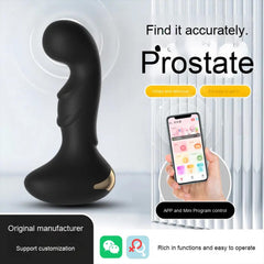 Telefon Kontrollü Açısal Hareketli Prostat Uyarıcı Anal Vibratör