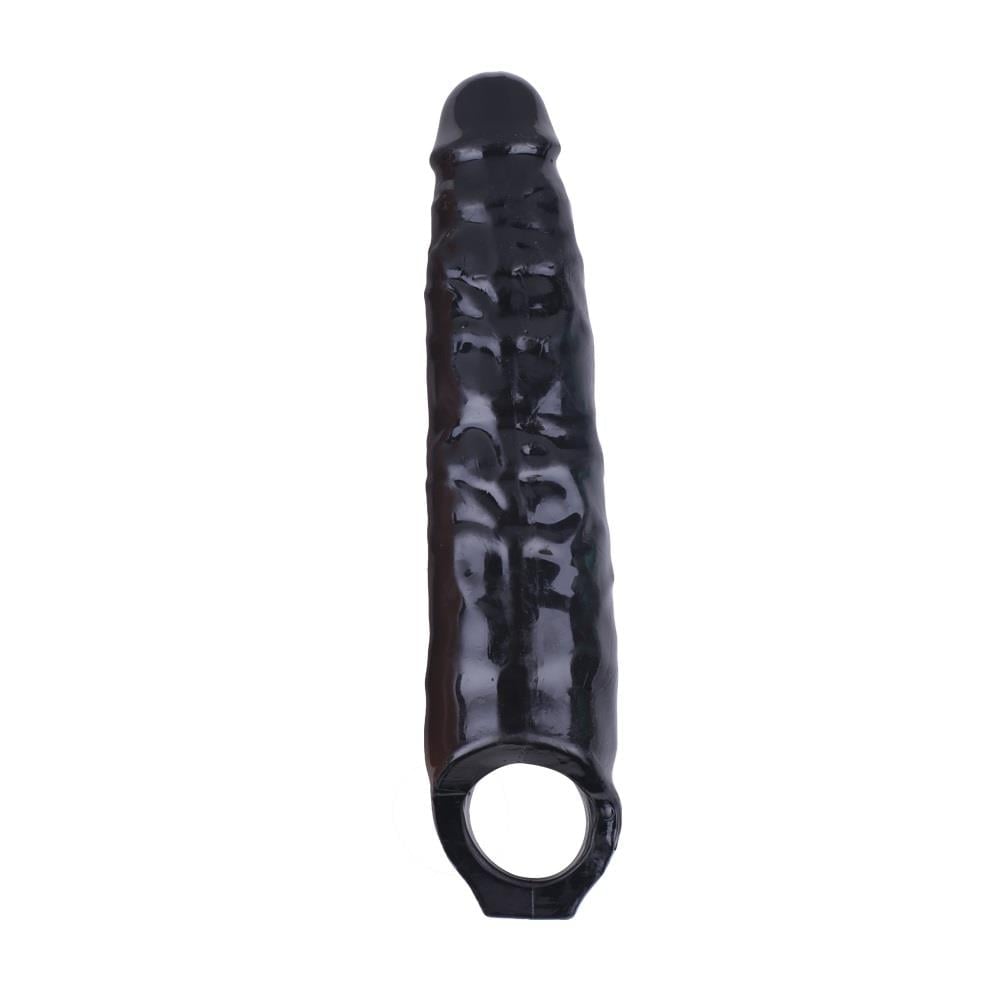 7 CM Dolgulu Realistik Zenci Siyahi Penis Kılıfı
