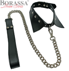 Aşk Fetish Dream Series Özel Zincirli Deri Yakalı Fetiş Tasma
