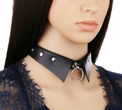 Aşk Fetish Dream Series Özel Zincirli Deri Yakalı Fetiş Tasma