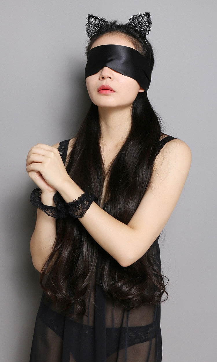 Aşk Fetish Dream Series Saten Özel Kumaş Göz Bandı Kapalı