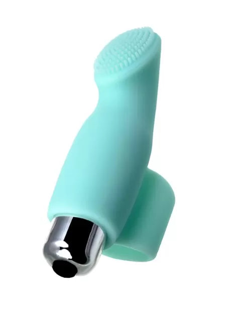Blis Uyarıcı Kirpik Tasarımlı Parmak Ucu Takılabilir Şekilli Anal Plug Vibratör