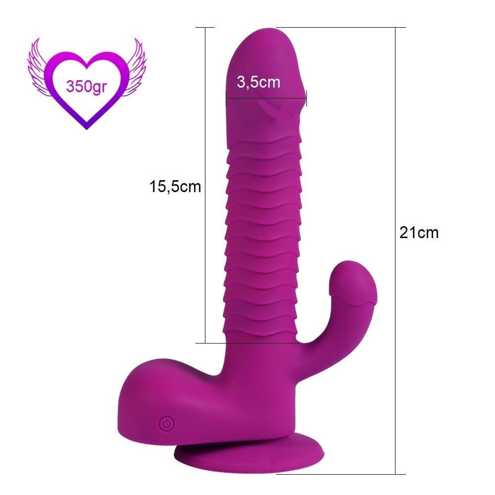 Canavar Usb Şarjlı İleri Geri Hareketli 3 Modlu Teknolojik Vibratör