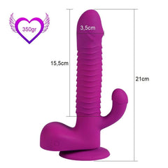 Canavar Usb Şarjlı İleri Geri Hareketli 3 Modlu Teknolojik Vibratör