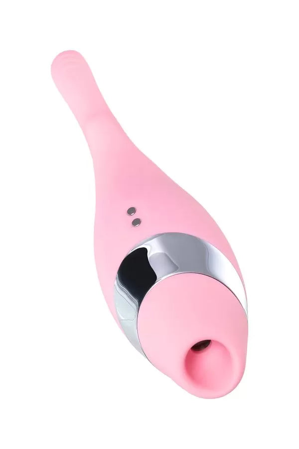 Flovetta by Aşk Klitoral Orgazm Uyarıcı Emiş Özellikli Çok Fonksiyonlu Vibratör Pembe