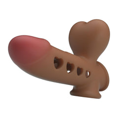 Airbag Penis Sleeve Hava Yastıklı Premium Melez Rengi Silikon Penis Kılıfı Tyronn