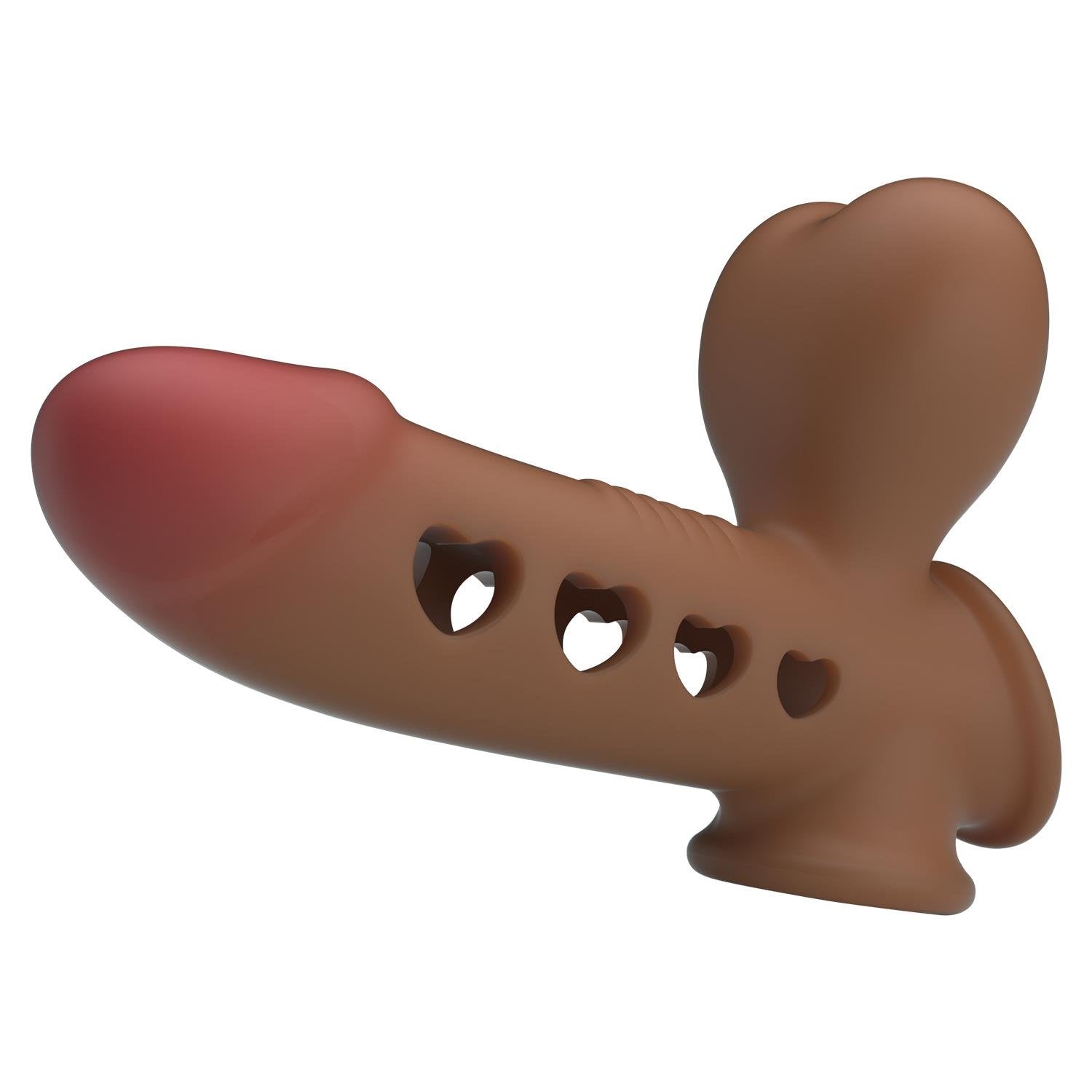 Airbag Penis Sleeve Hava Yastıklı Premium Melez Rengi Silikon Penis Kılıfı Tyronn