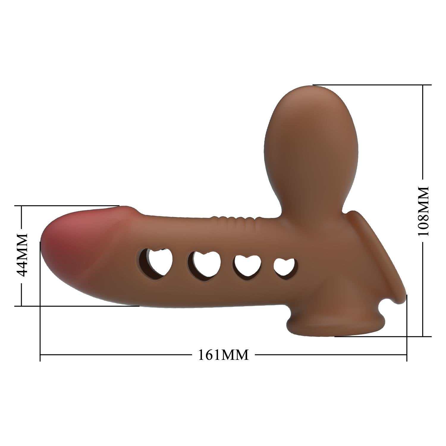 Airbag Penis Sleeve Hava Yastıklı Premium Melez Rengi Silikon Penis Kılıfı Tyronn