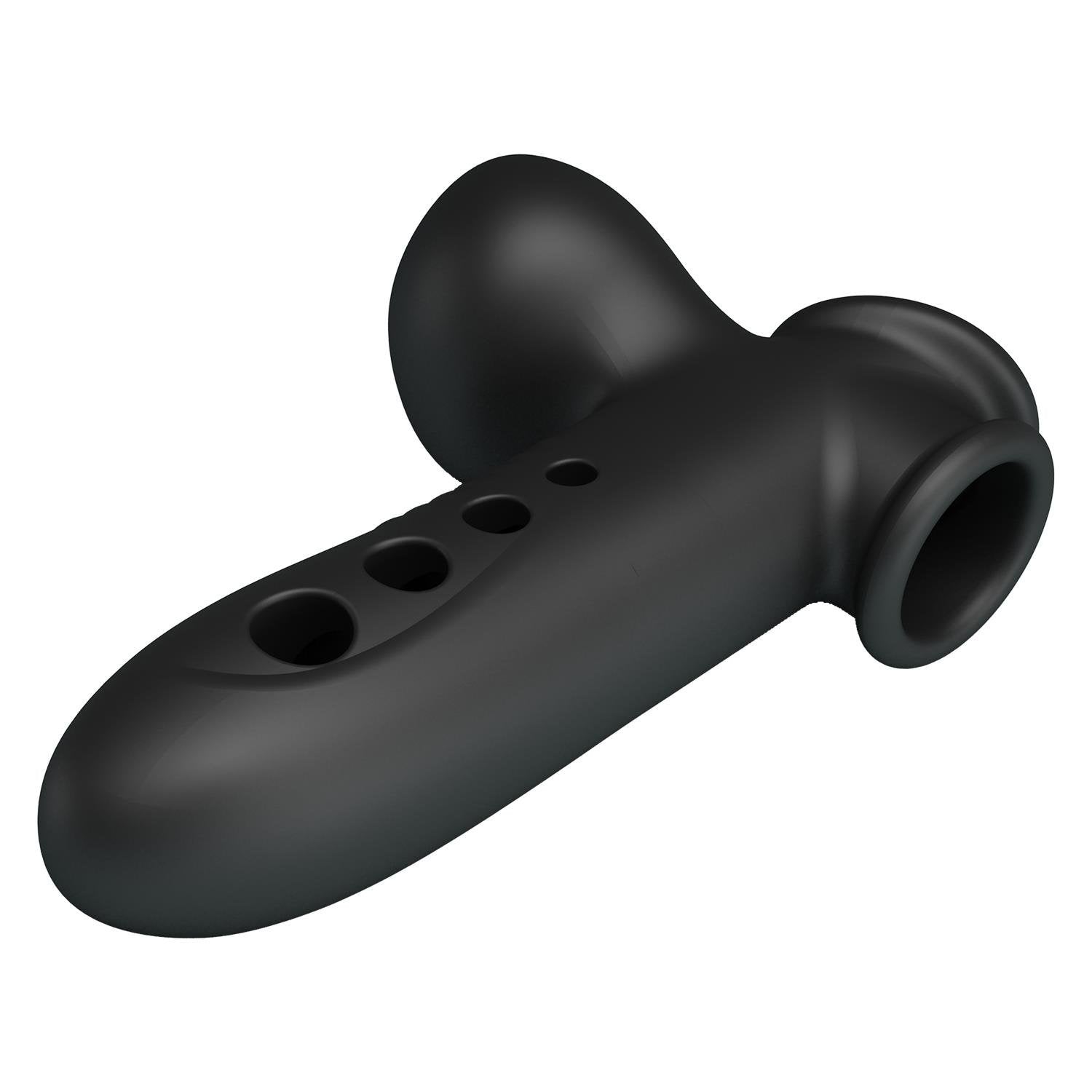 Airbag Penis Sleeve Hava Yastıklı Premium Zenci Siyahi Rengi Silikon Penis Kılıfı Crane