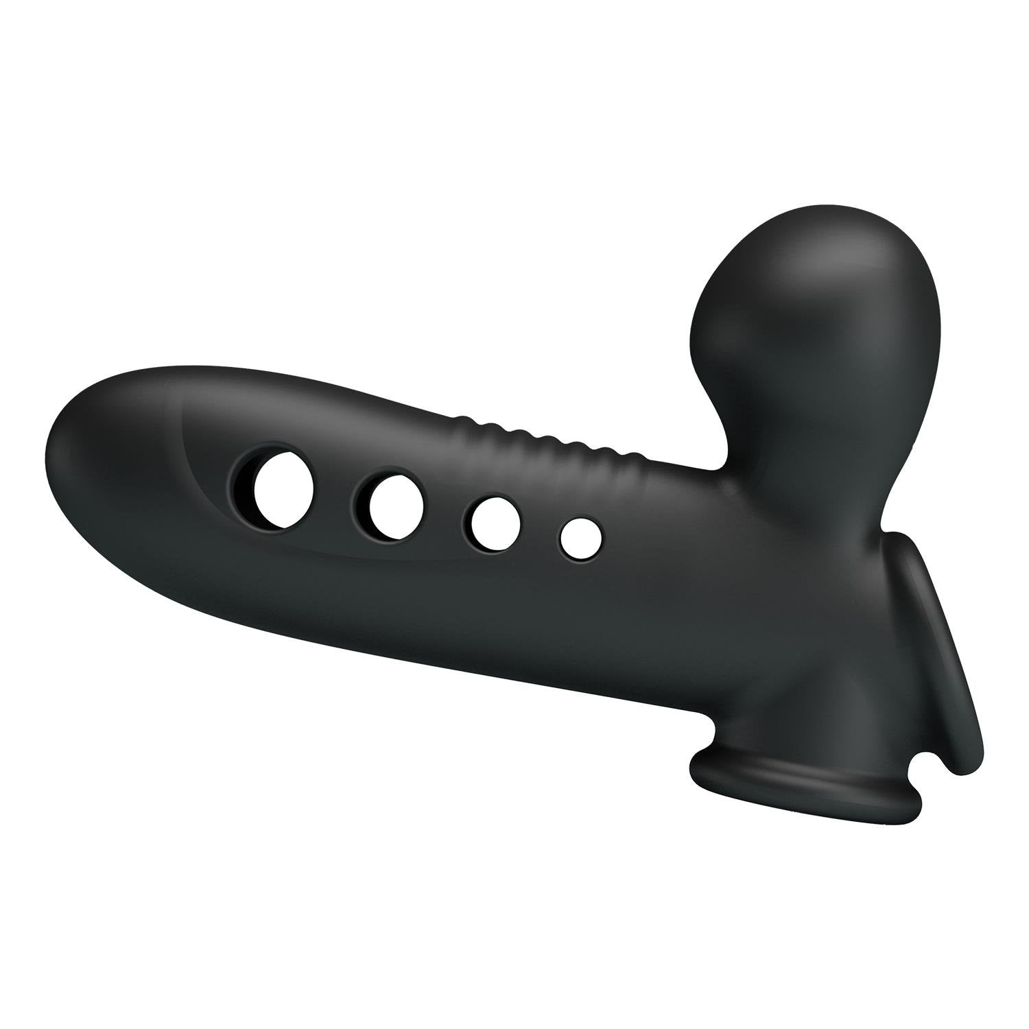 Airbag Penis Sleeve Hava Yastıklı Premium Zenci Siyahi Rengi Silikon Penis Kılıfı Crane