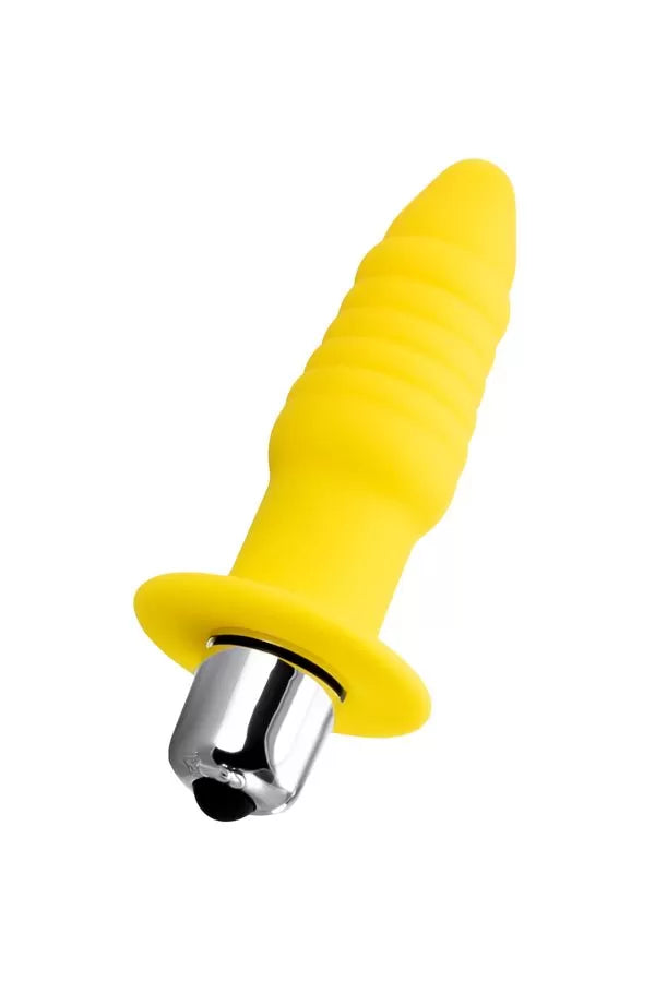 Limon Çiçeği Lancy Titreşimli Anal Vibratör Plug Sarı 