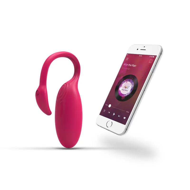 Flamingo Şarjlı Telefon Kontrollü Klitoris G Nokta Uyarıcı Giyilebilir Mini Vibratör