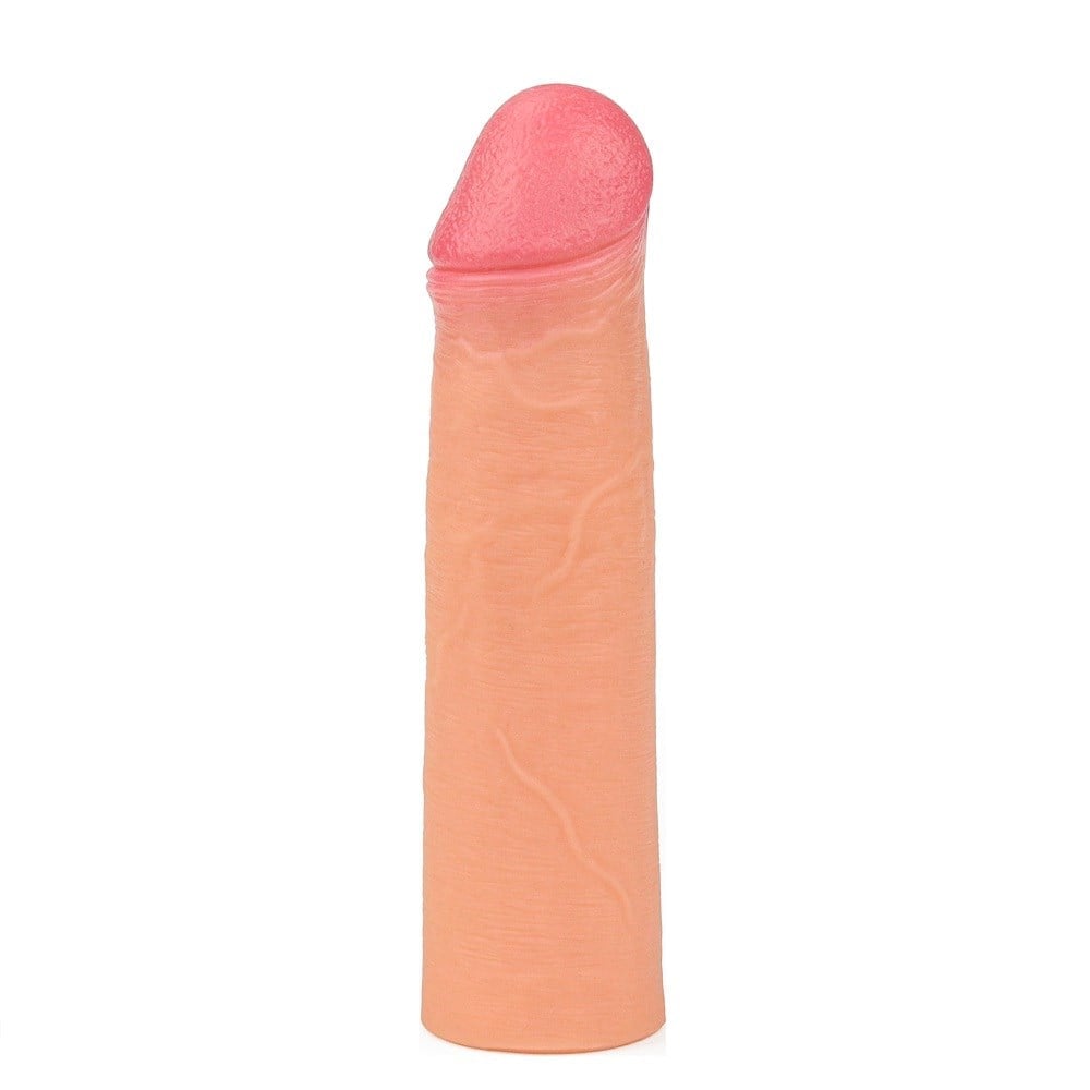 Nature Extender Sünnetsiz Ultra Gerçekçi 5,5 CM Dolgulu Premium Dokulu Penis Kılıfı