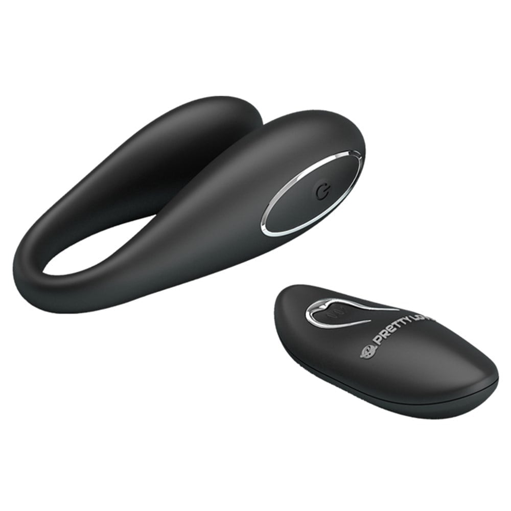 Siyah Usb Şarjlı Uzaktan Kumandalı Çiftlere Özel Çok İşlevli Vibratör