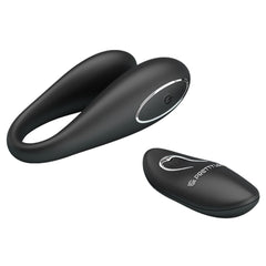 Siyah Usb Şarjlı Uzaktan Kumandalı Çiftlere Özel Çok İşlevli Vibratör