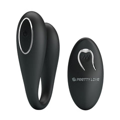 Siyah Usb Şarjlı Uzaktan Kumandalı Çiftlere Özel Çok İşlevli Vibratör