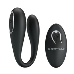 Siyah Usb Şarjlı Uzaktan Kumandalı Çiftlere Özel Çok İşlevli Vibratör