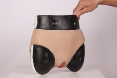 Aşk Fantazi CrossDressing Realistik Unisex Giyilebilir Tam Bayan Vajina & Kalça