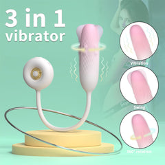 Tangle Toy 3 In 1 Arada Çok Fonksiyonlu Vibratör – Titreşim, Sallanma & 360° Döner Hareket