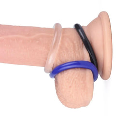 Silikon Penis Halkası Renkli 3'lü