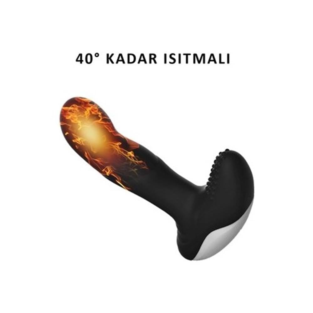 USB Manyetik Şarjlı Uzaktan Kumandalı Uyarıcı Fonksiyonlu Isıtmalı Anal Vajinal Teknolojik Vibratör